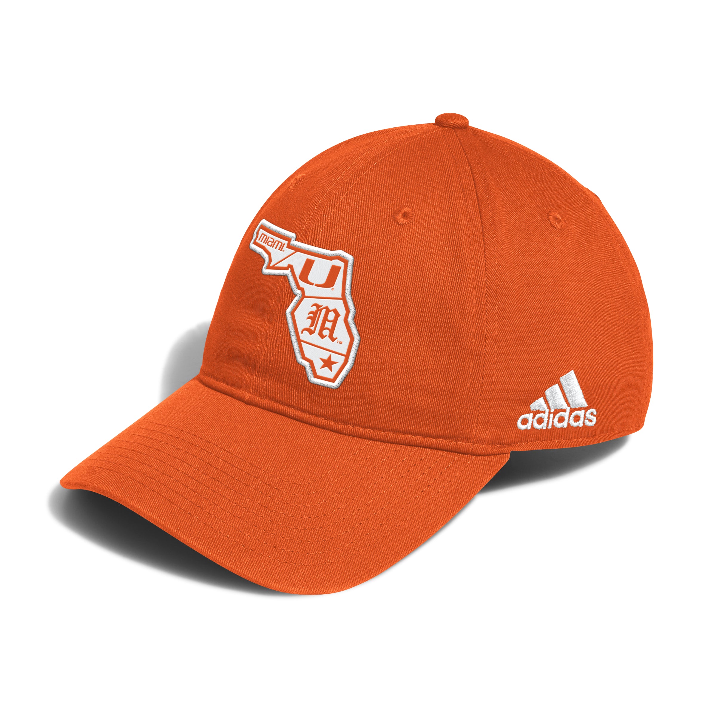 Miami Hurricanes adidas State of Miami Adjustable Hat - Orange