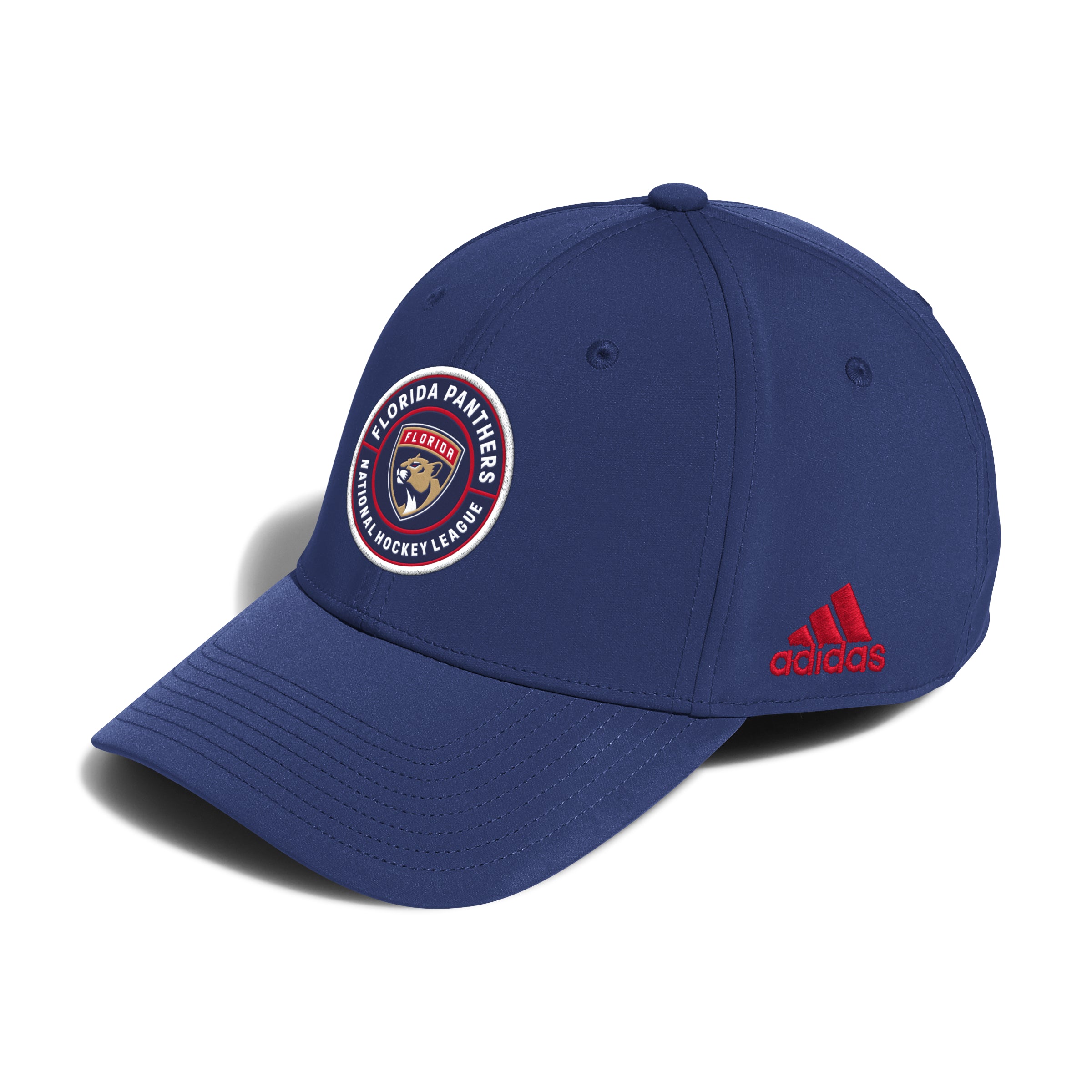 Florida Panthers adidas Front Patch Florida Flex Fit Hat - Blue