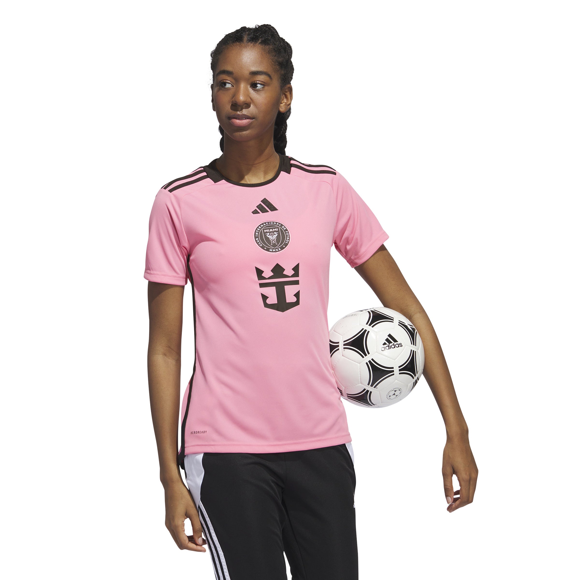Inter Miami CF Lionel Messi adidas Women's 2024 2getherness Replica Player Jersey - Pink