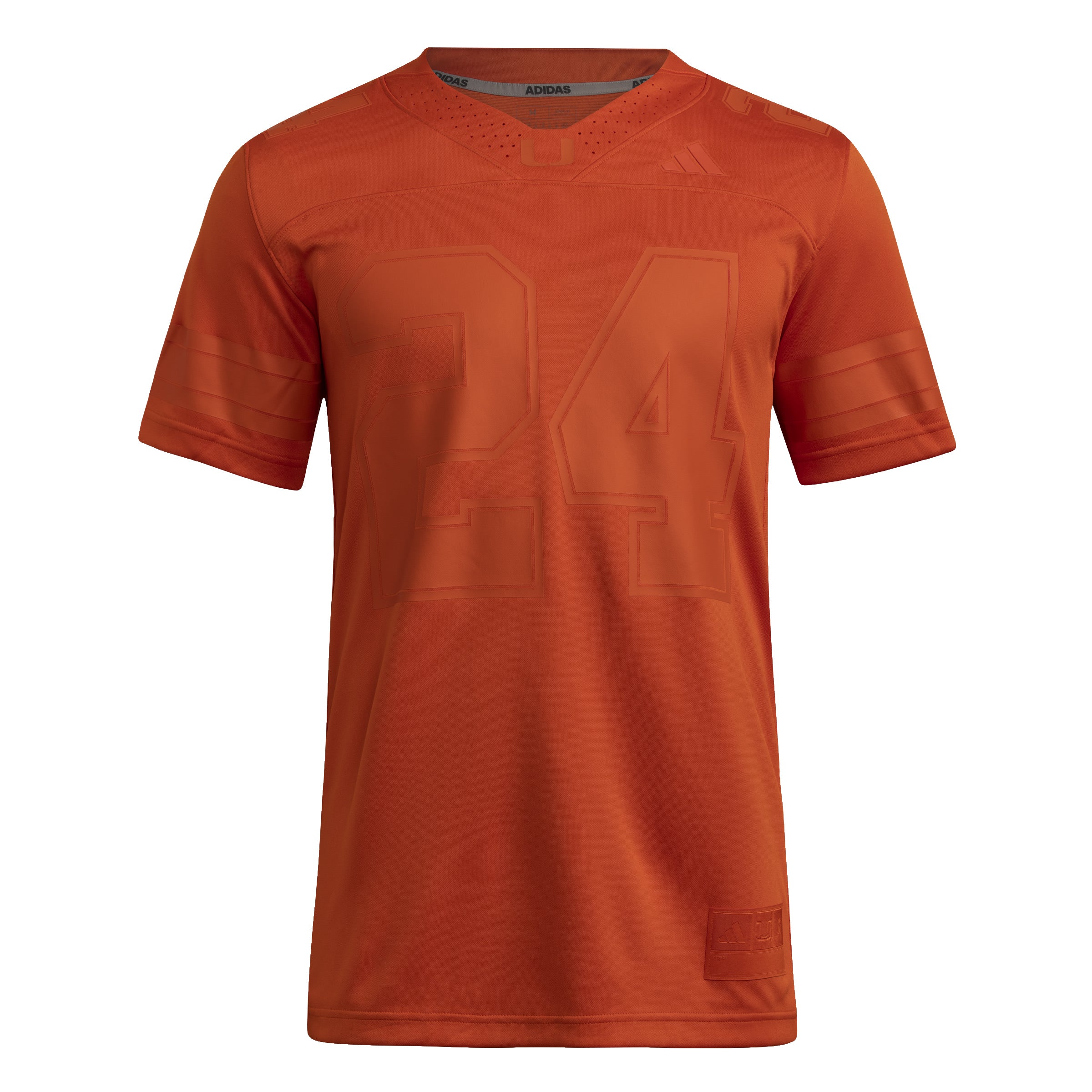 Miami Hurricanes adidas 2024 Tonal Adi Color Premier Football Jersey - Orange