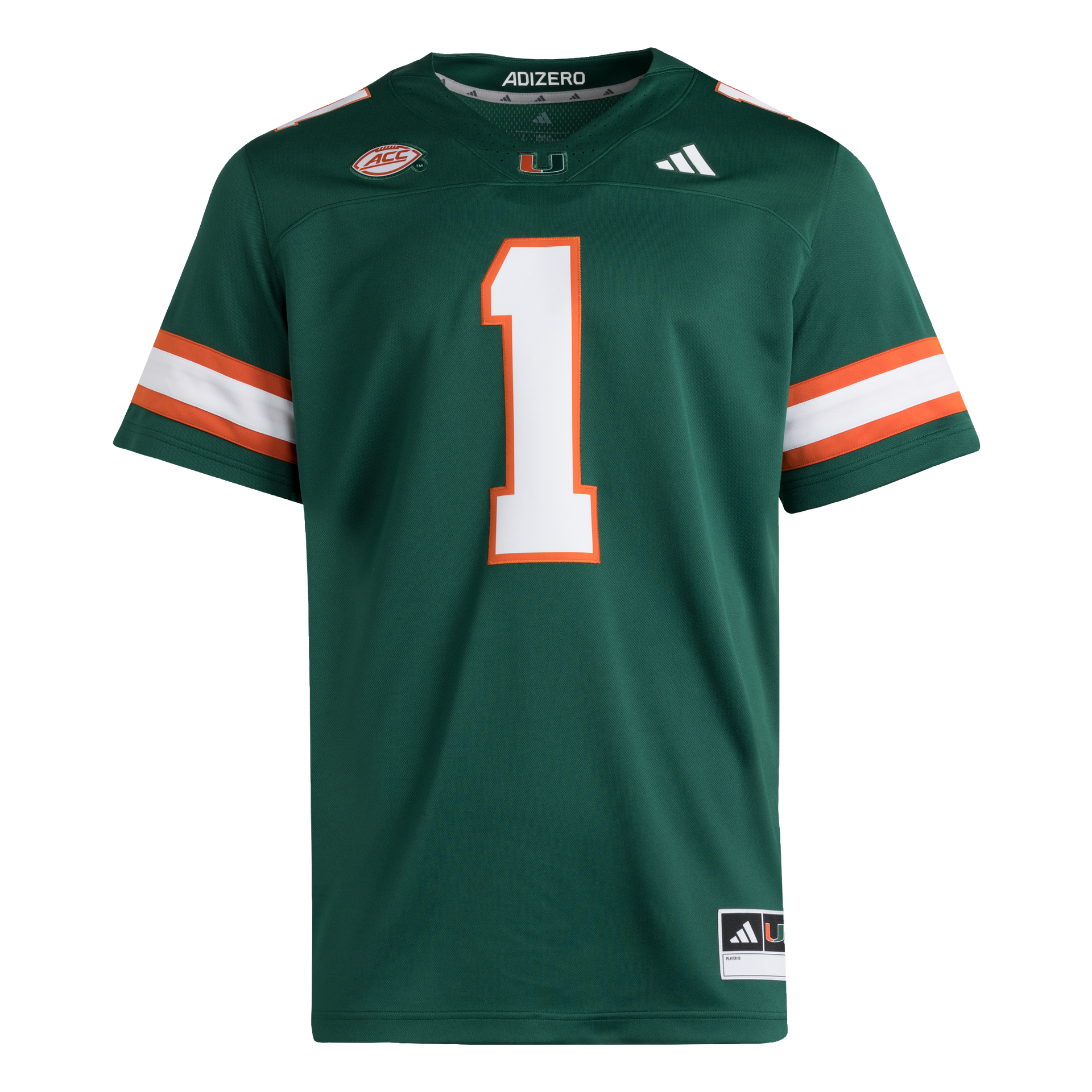 Miami Hurricanes adidas 2025 Premier Home Jersey - Green