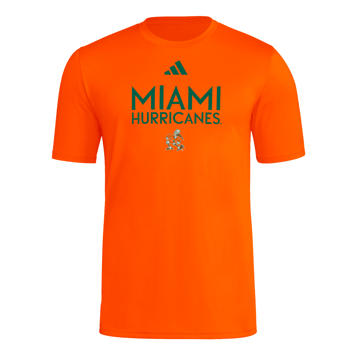 Miami Hurricanes adidas 2026 Sebastian Pregame T-Shirt - Orange