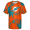 Miami Dolphins Youth In The Mix Dri-Tek T-Shirt - Aqua / Orange