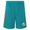Miami Dolphins Youth 50 Yard Dash Mesh Shorts - Aqua