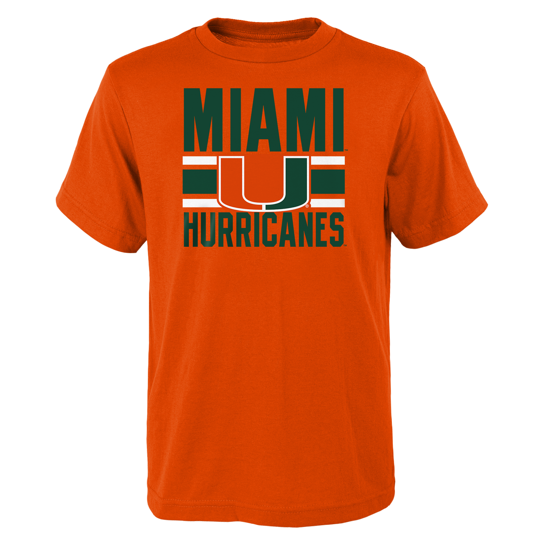 Miami Hurricanes Youth Fan Wave 3 in 1 T-Shirt Set Orange & Green