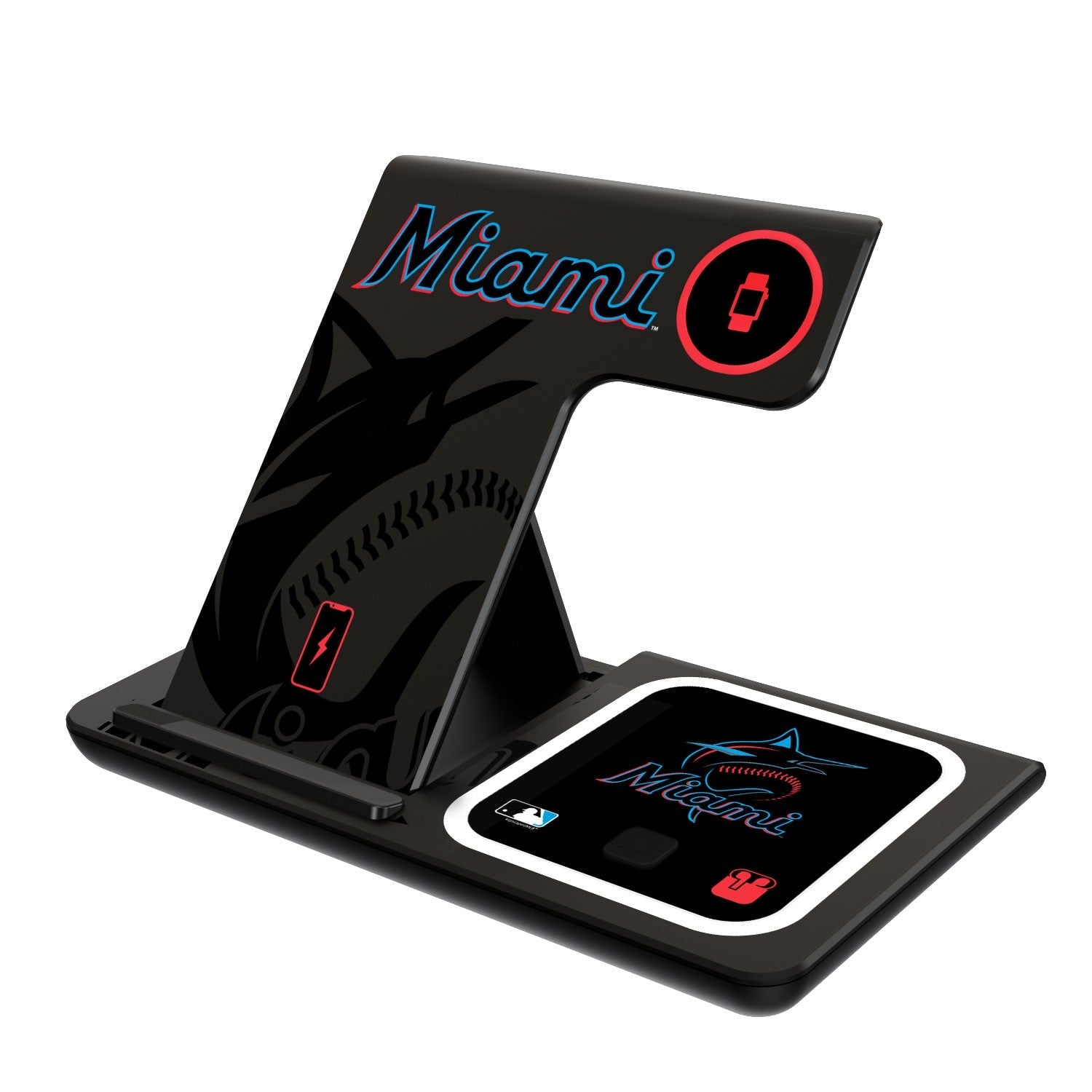Miami Marlins Tilt 3 in 1 Charging Station