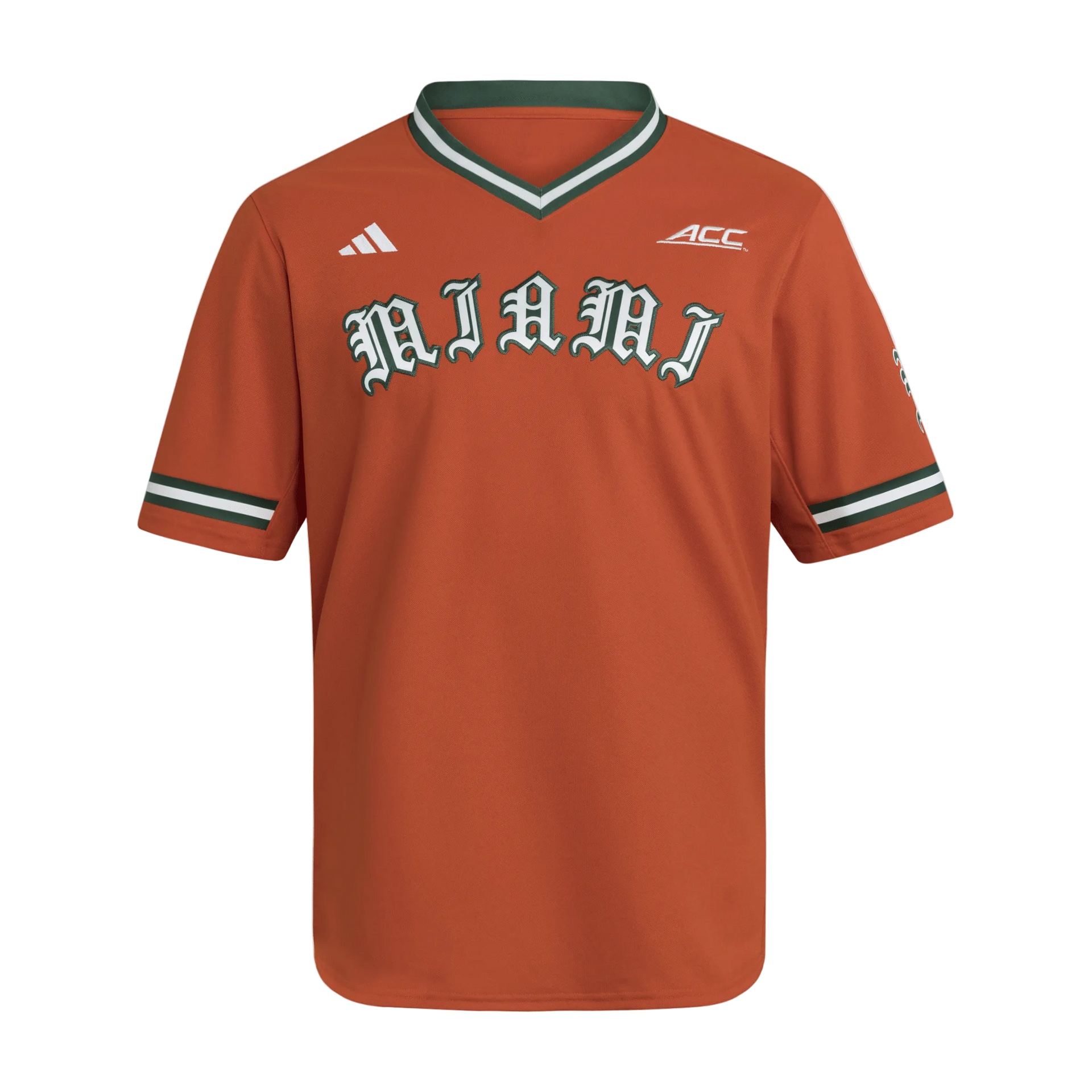 Miami Hurricanes 2026 adidas Baseball Jersey - Orange