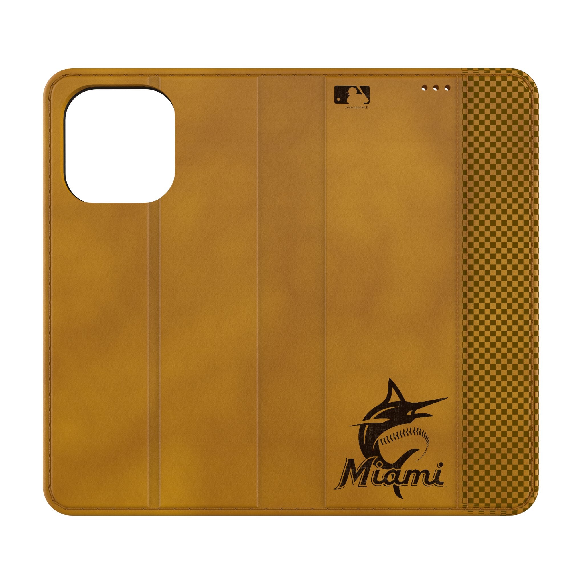 Miami Marlins Burn Folio Phone Case