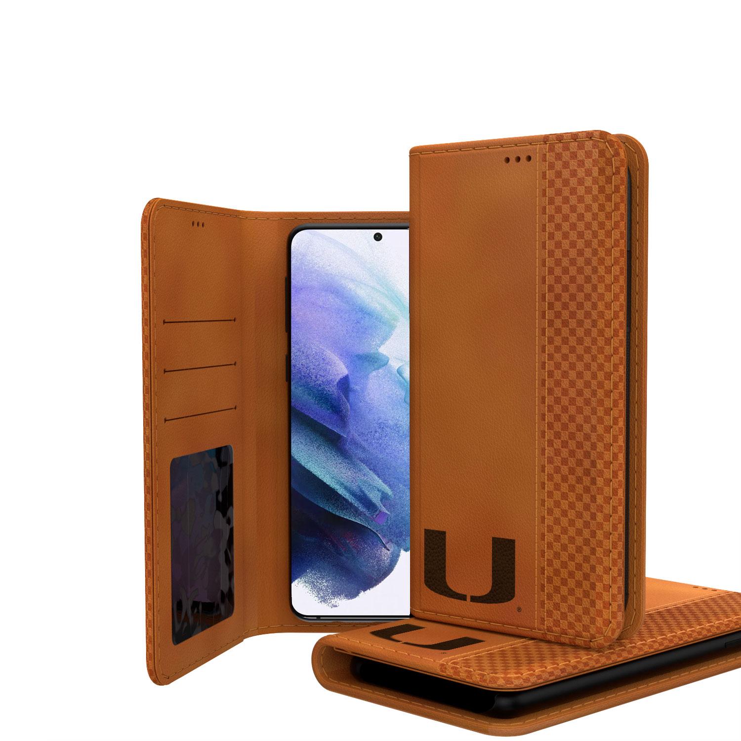 Miami Hurricanes Burn Folio Phone Case