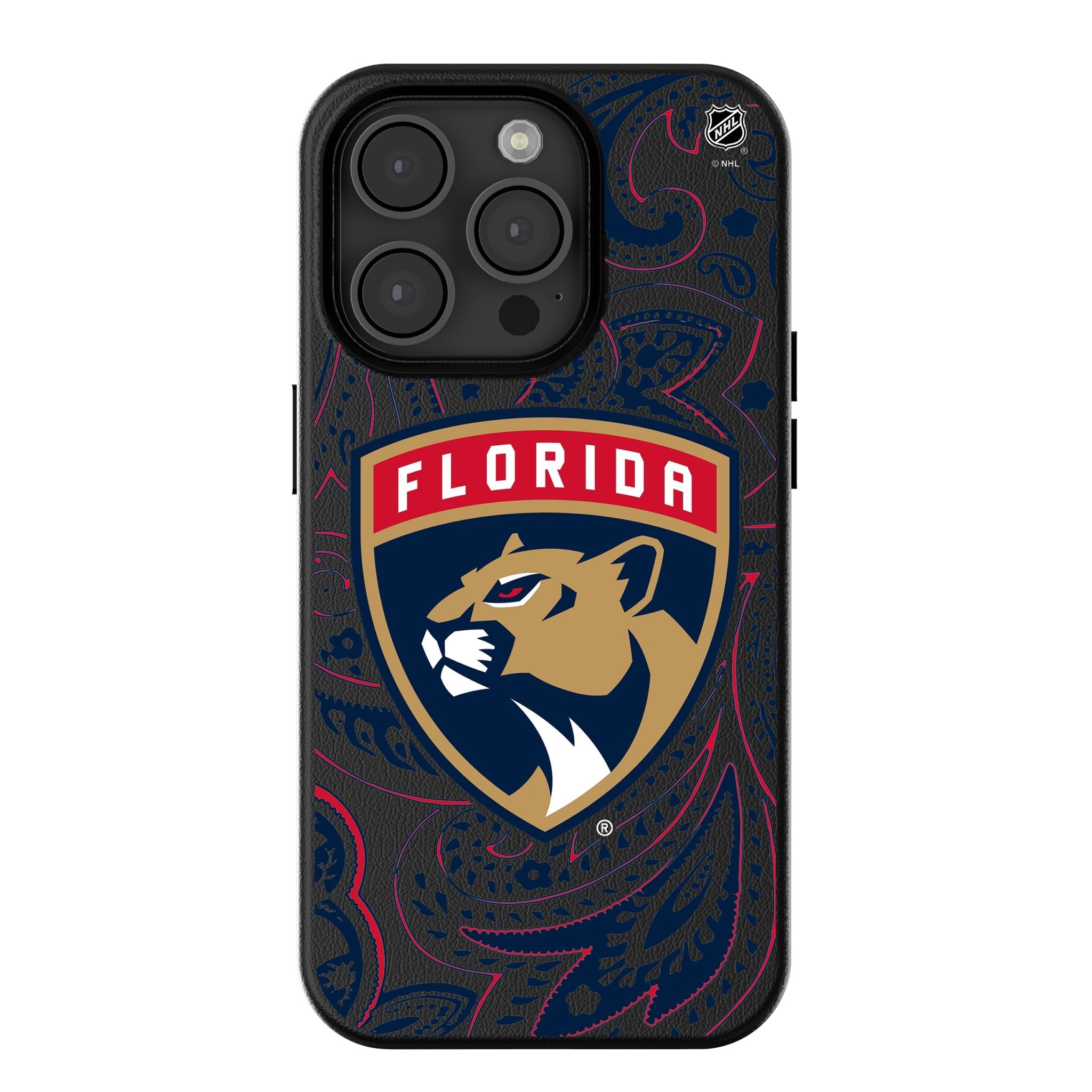 Florida Panthers Paisley MagSafe Compatible Phone Case - iPhone 16 Florida Panthers Paisley MagSafe Compatible Phone Case - iPhone 16