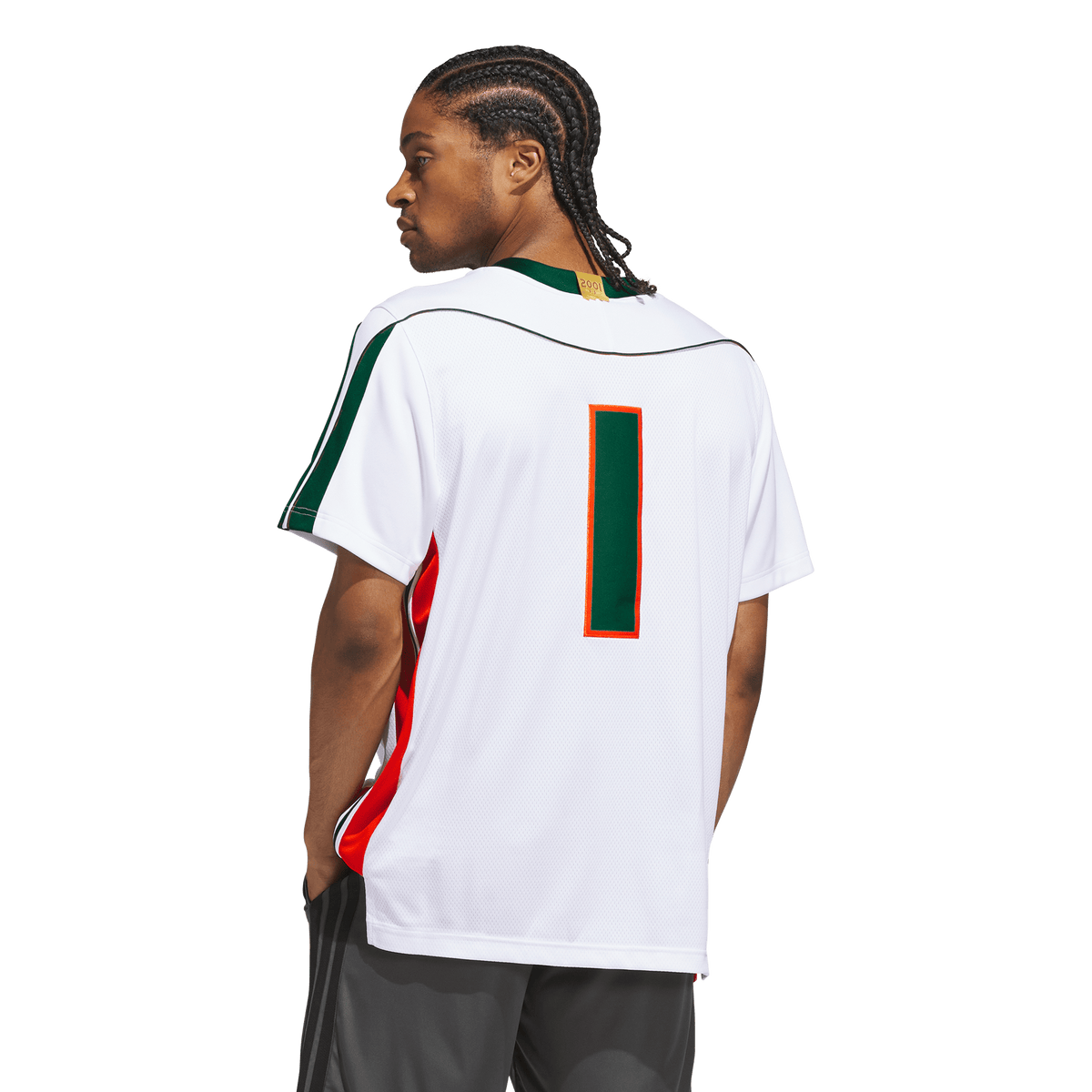 Miami Hurricanes adidas 2001 25th Anniversary Premium Jersey - White