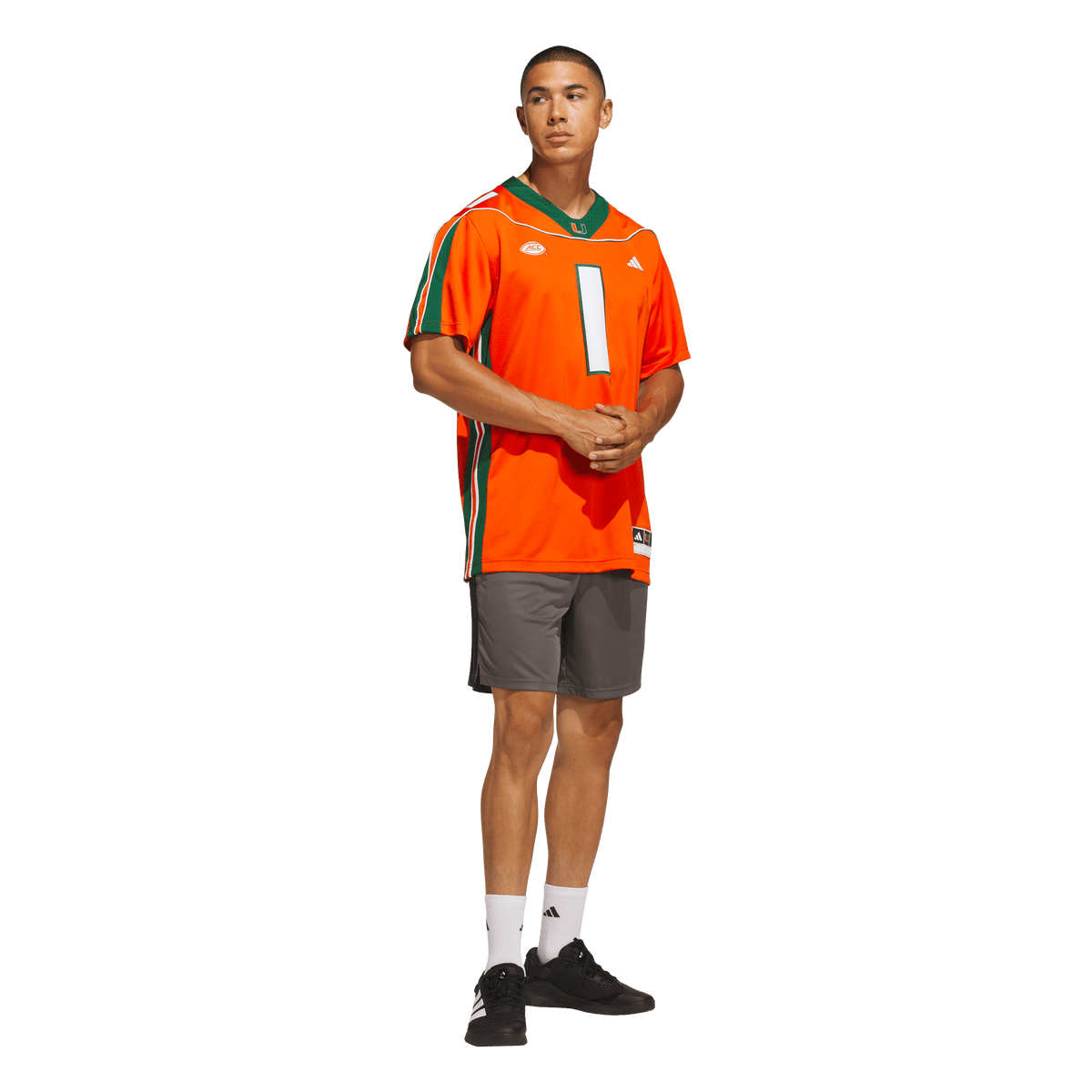 Miami Hurricanes adidas 2001 25th Anniversary Premium Jersey - Orange