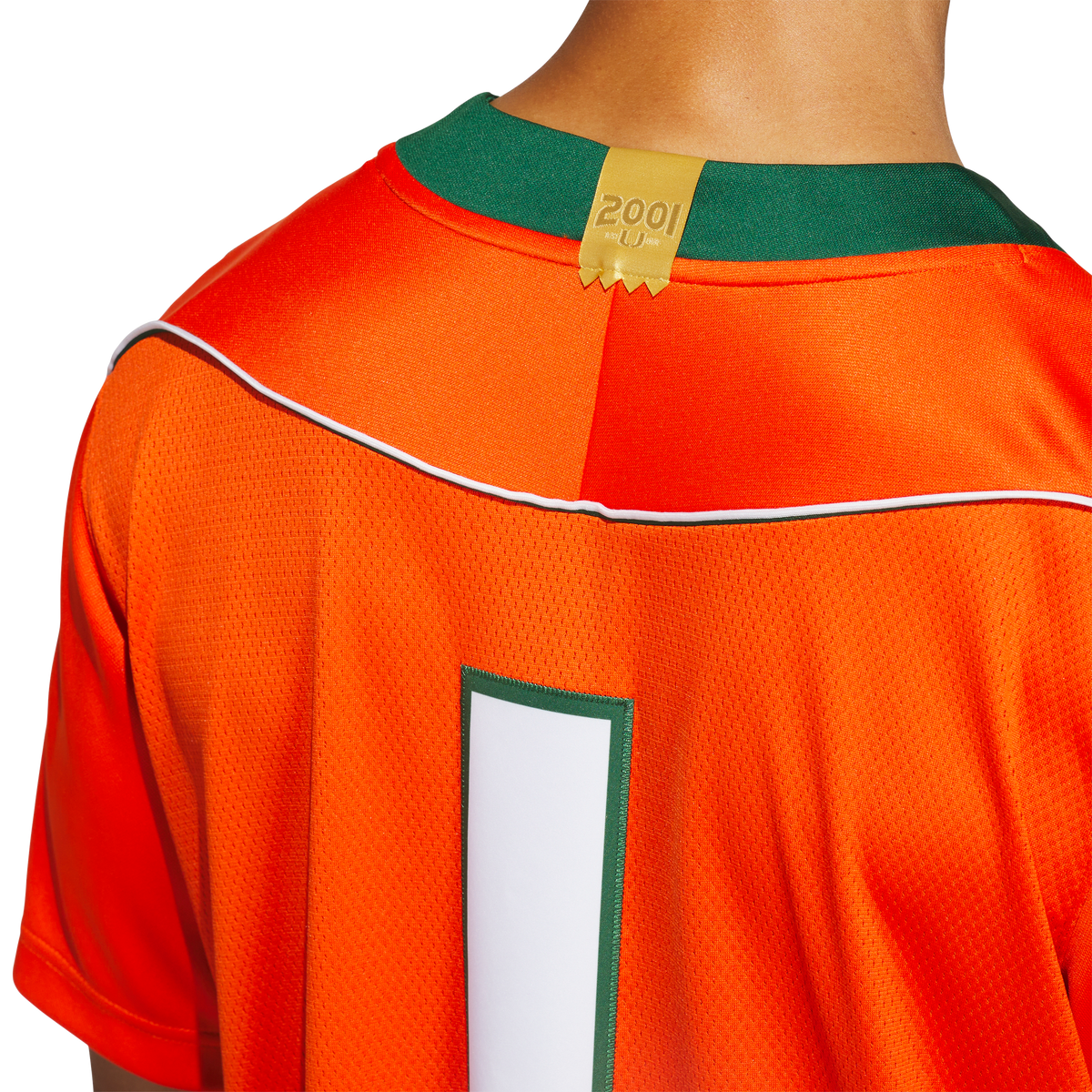 Miami Hurricanes adidas 2001 25th Anniversary Premium Jersey - Orange