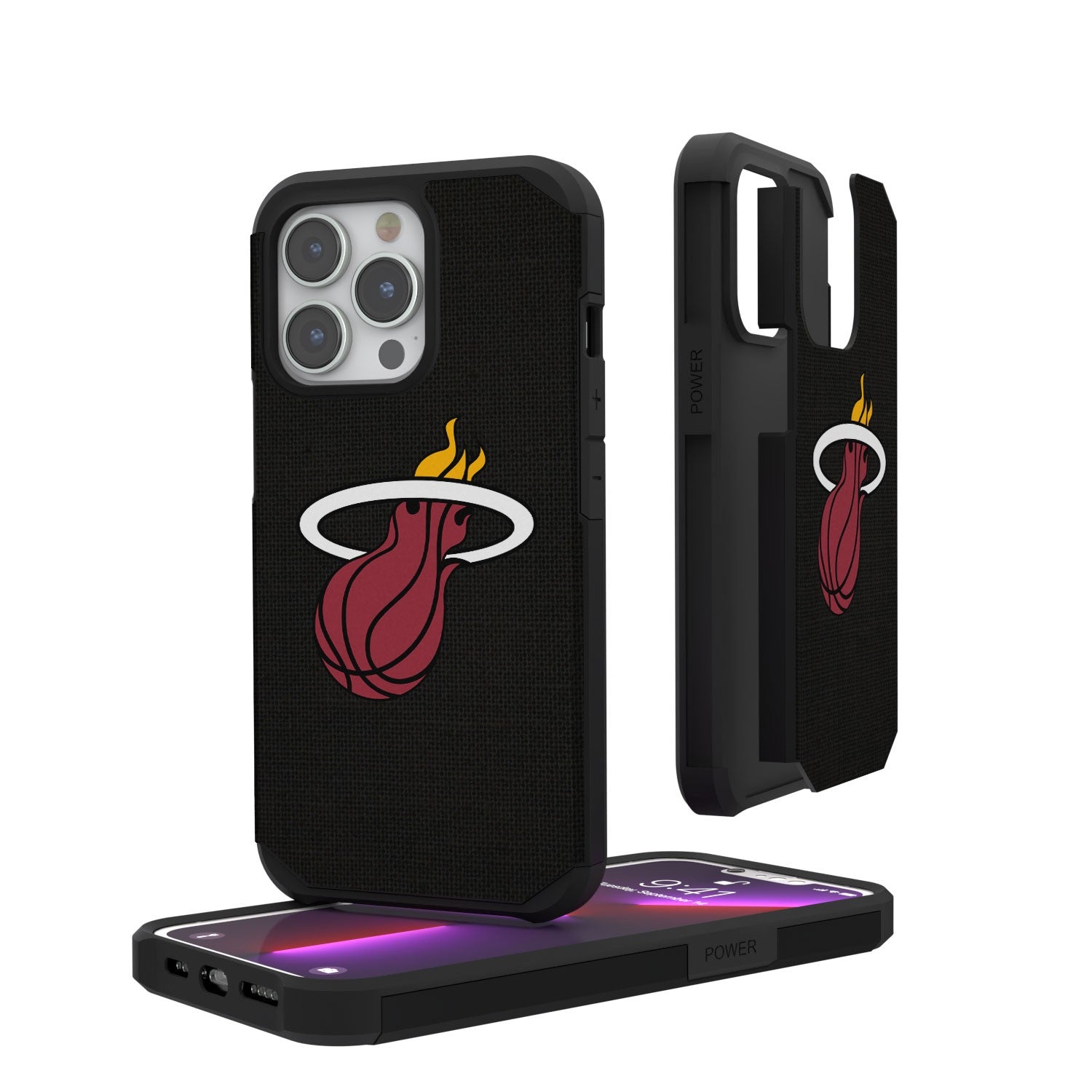 Miami Heat Solid Rugged Case