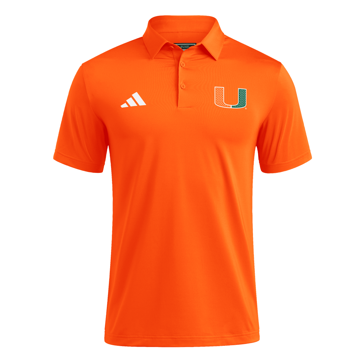 Miami Hurricanes adidas 2026 Strategy '01 Ultimate 365 Sideline Polo - Orange