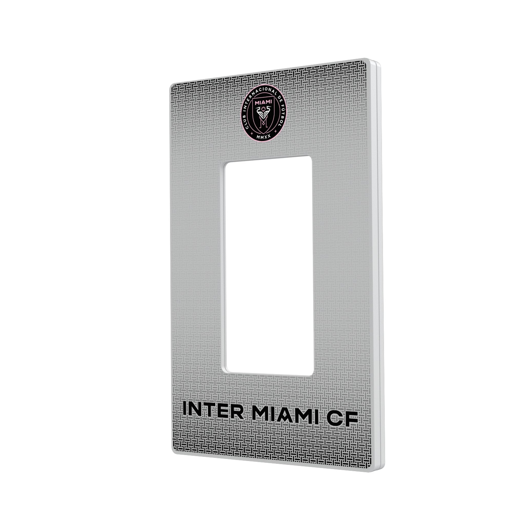 Inter Miami CF Linen Hidden-Screw Light Switch Plate
