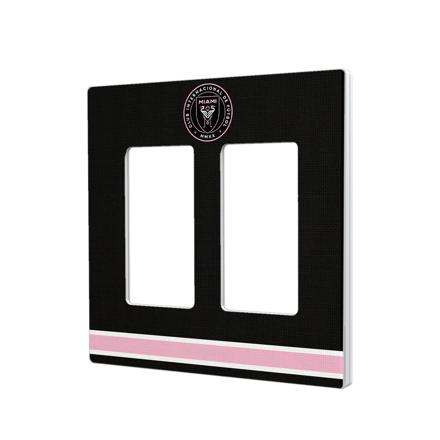 Inter Miami CF Stripe Hidden-Screw Light Switch Plate