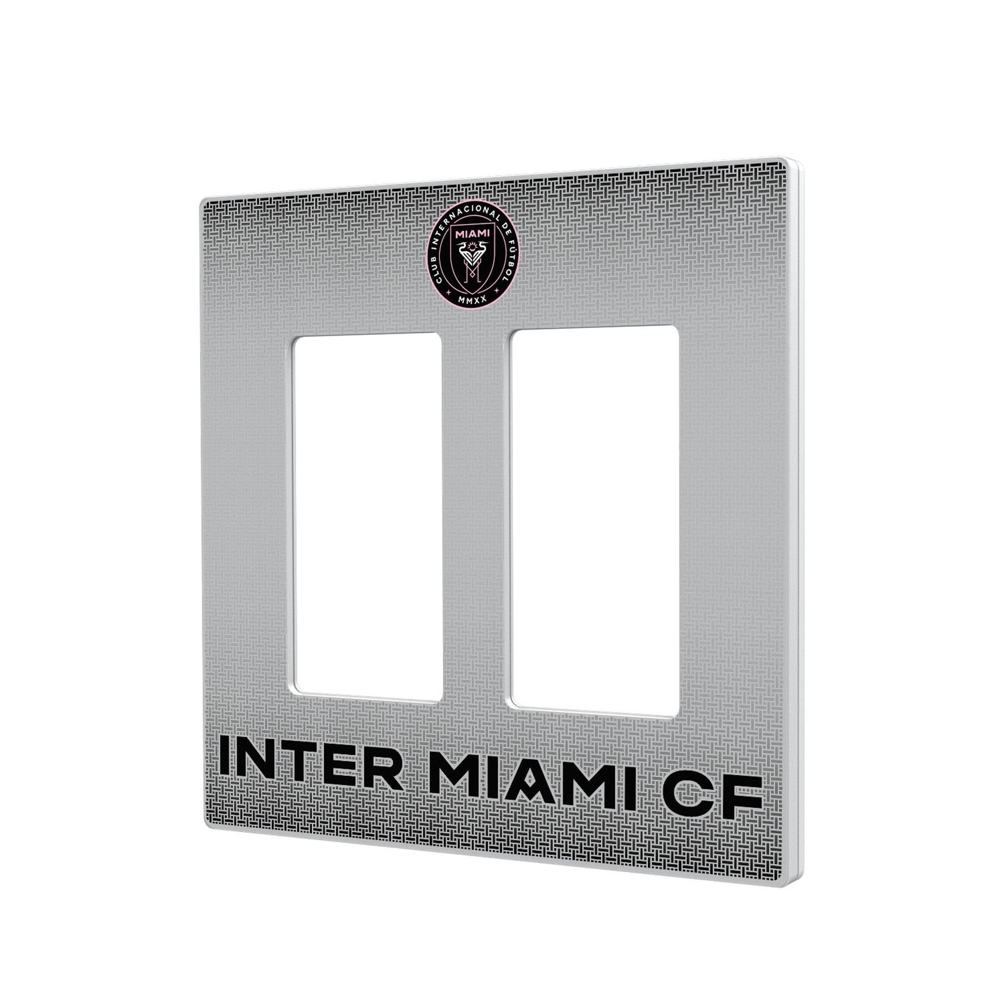Inter Miami CF Linen Hidden-Screw Light Switch Plate