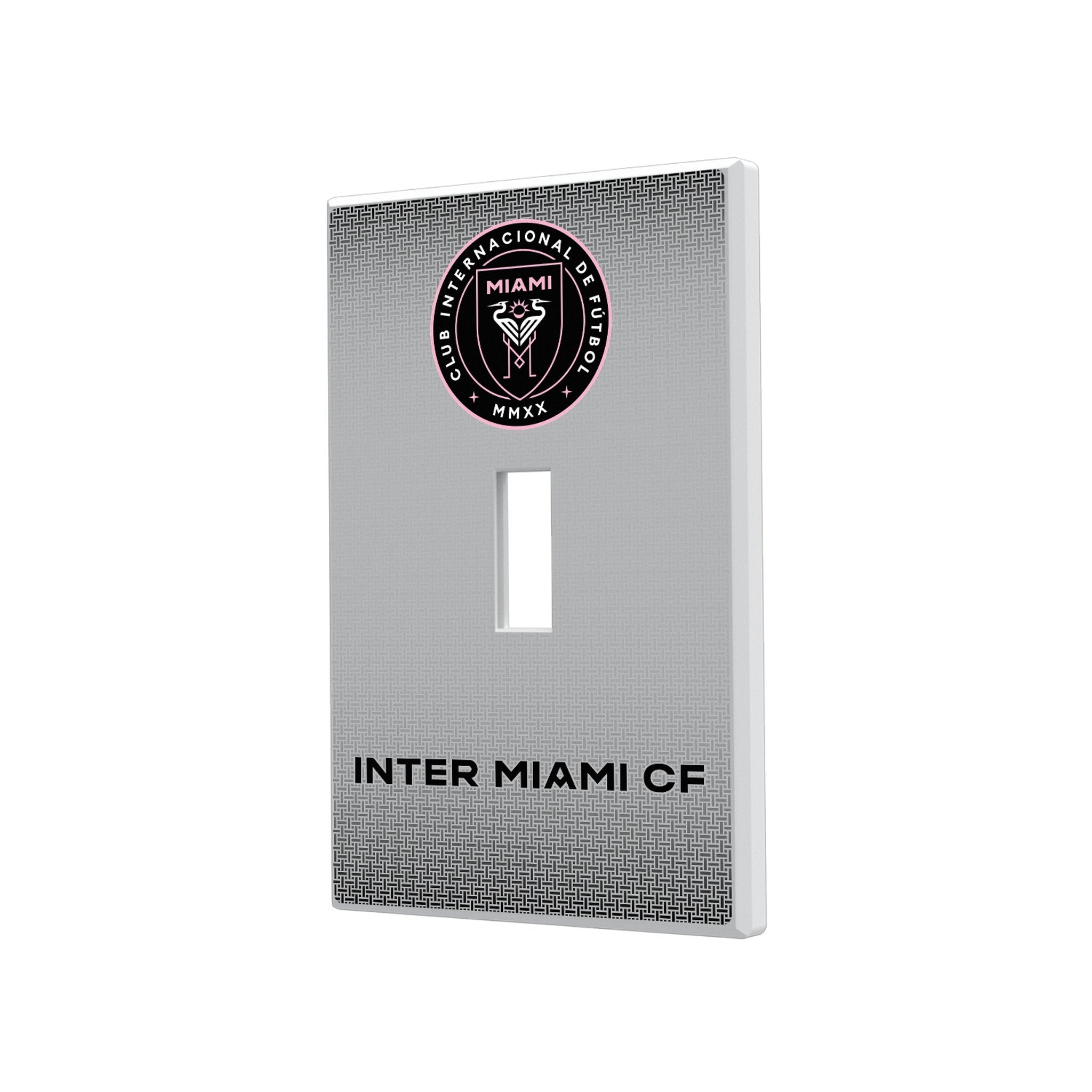 Inter Miami CF Linen Hidden-Screw Light Switch Plate