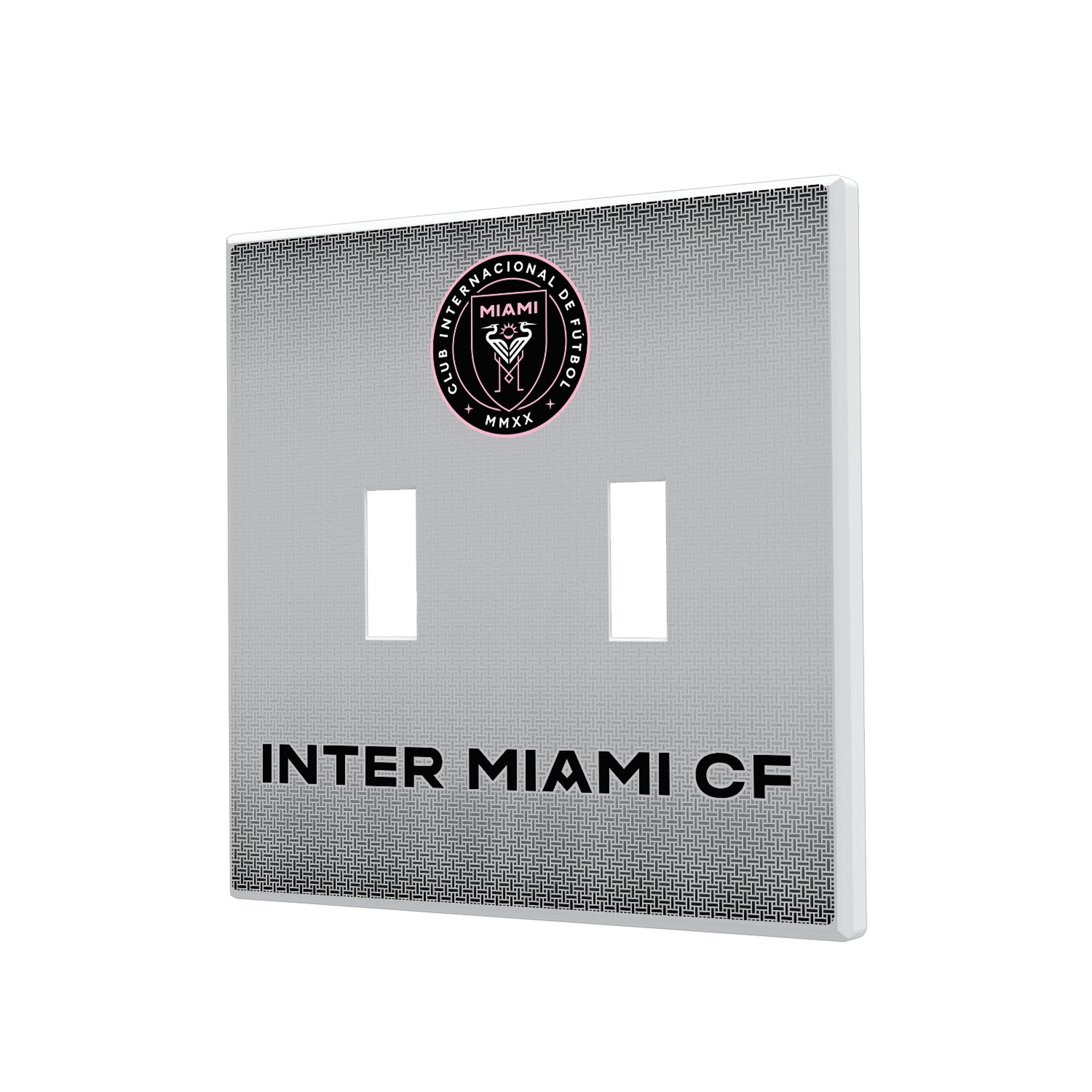 Inter Miami CF Linen Hidden-Screw Light Switch Plate