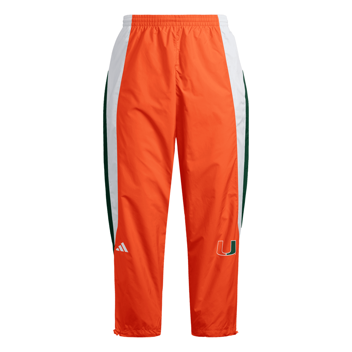 Miami Hurricanes adidas 2026 Strategy Windbreaker Pants - Orange