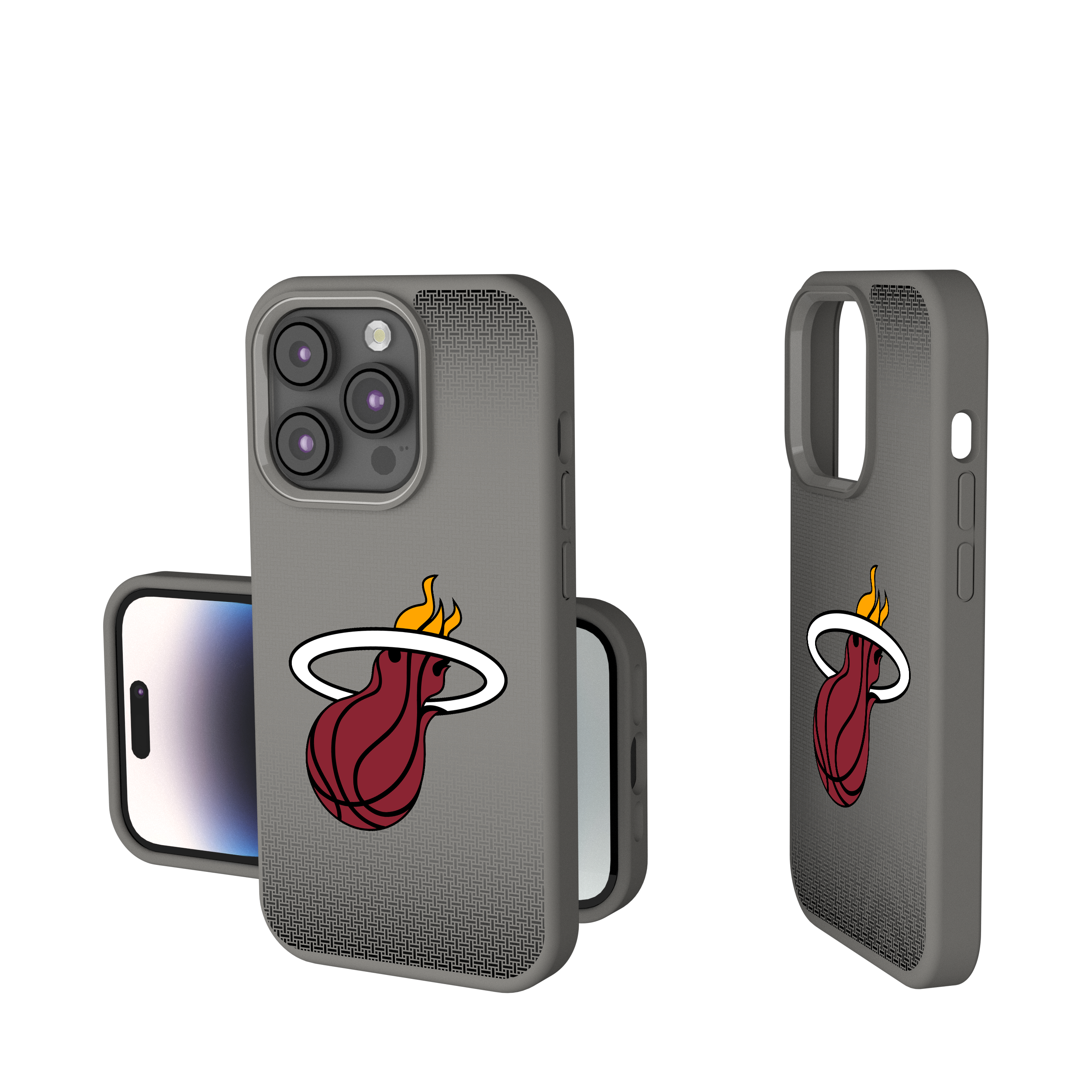 Miami Heat Linen Soft Touch Phone Case