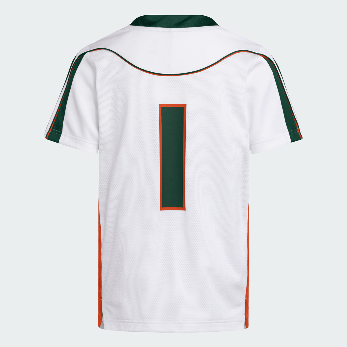 Miami Hurricanes Youth adidas 2001 25th Anniversary Replica #1 Jersey - White