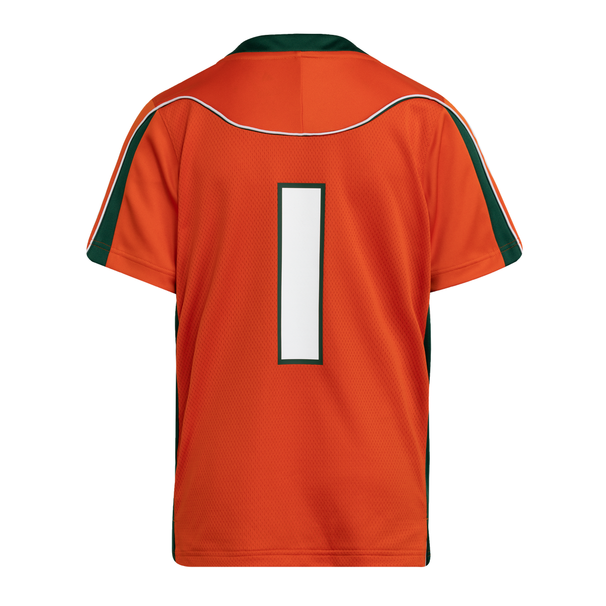 Miami Hurricanes Youth adidas 2001 25th Anniversary Replica #1 Jersey - Orange