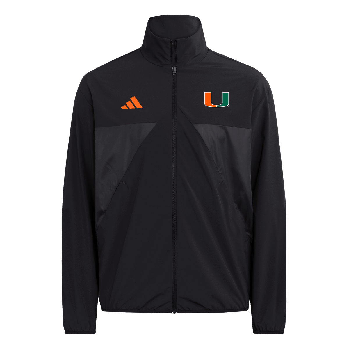 Miami Hurricanes adidas 2026 Tiro Tech Full Zip Jacket - Green