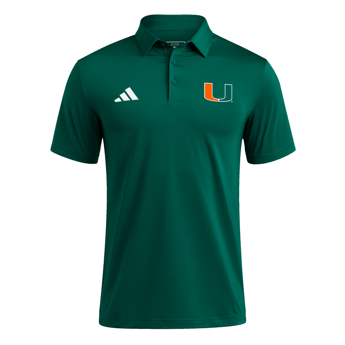Miami Hurricanes adidas 2026 Ultimate 365 Sideline Polo - Green