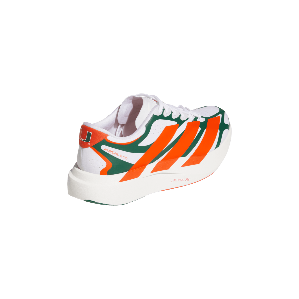 Miami Hurricanes adidas 2026 Adizero EVO SL EXO Shoes
