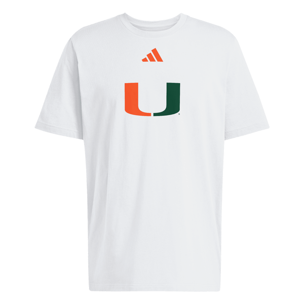 Miami Hurricanes adidas 2026 Calle Ocho Edition Fresh T-Shirt - White