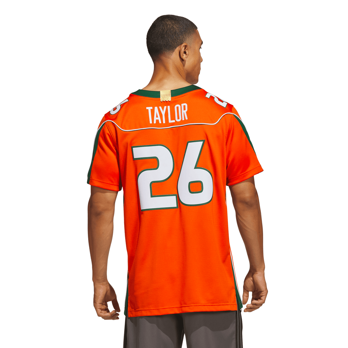 Miami Hurricanes adidas Sean Taylor 2001 25th Anniversary Premium Jersey - Orange