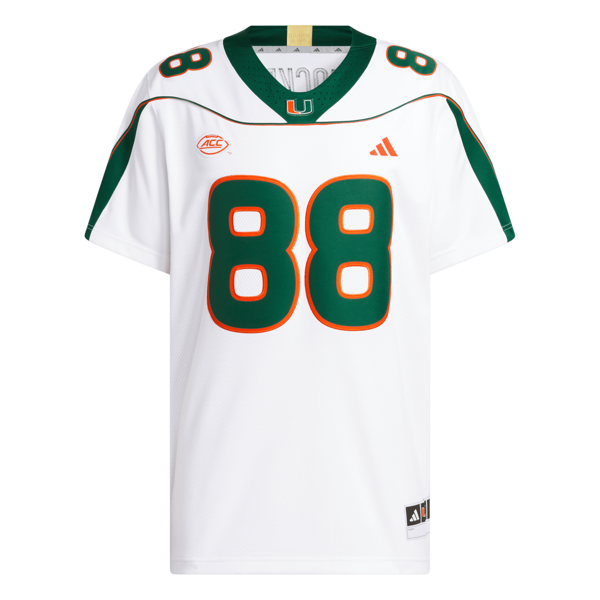 Miami Hurricanes adidas Jeremy Shockey 2001 25th Anniversary Premium Jersey - White