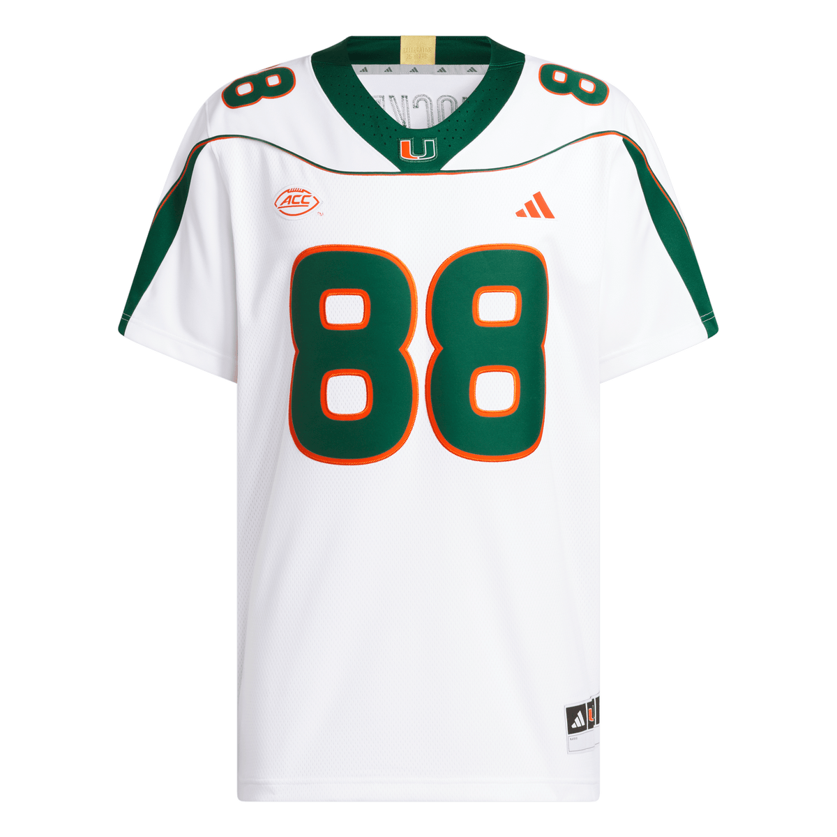 Miami Hurricanes adidas Jeremy Shockey 2001 25th Anniversary Premium Jersey - White
