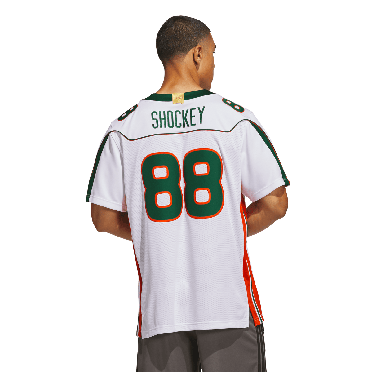 Miami Hurricanes adidas Jeremy Shockey 2001 25th Anniversary Premium Jersey - White