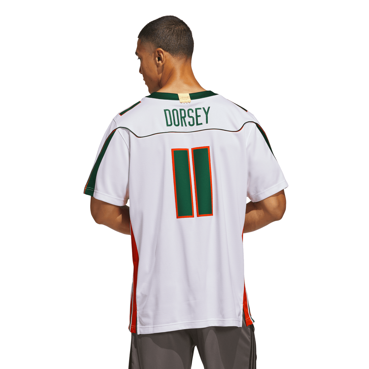 Miami Hurricanes adidas Ken Dorsey 2001 25th Anniversary Premium Jersey - White