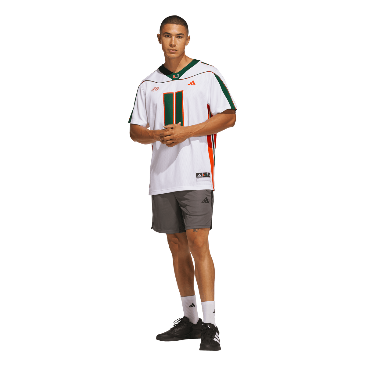 Miami Hurricanes adidas Ken Dorsey 2001 25th Anniversary Premium Jersey - White