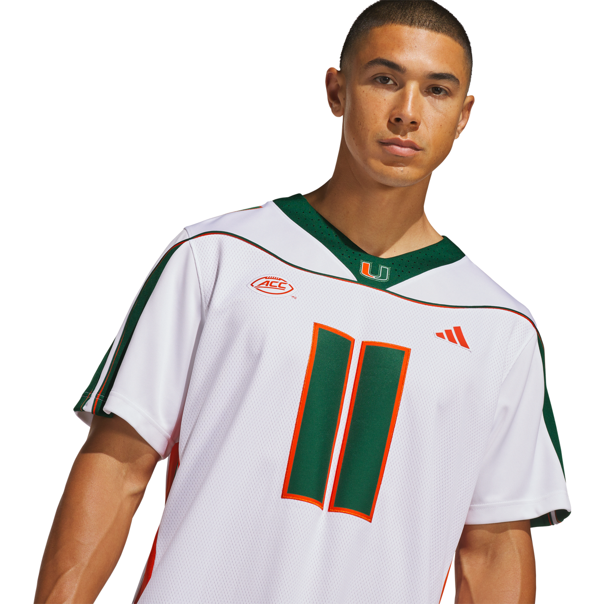 Miami Hurricanes adidas Ken Dorsey 2001 25th Anniversary Premium Jersey - White