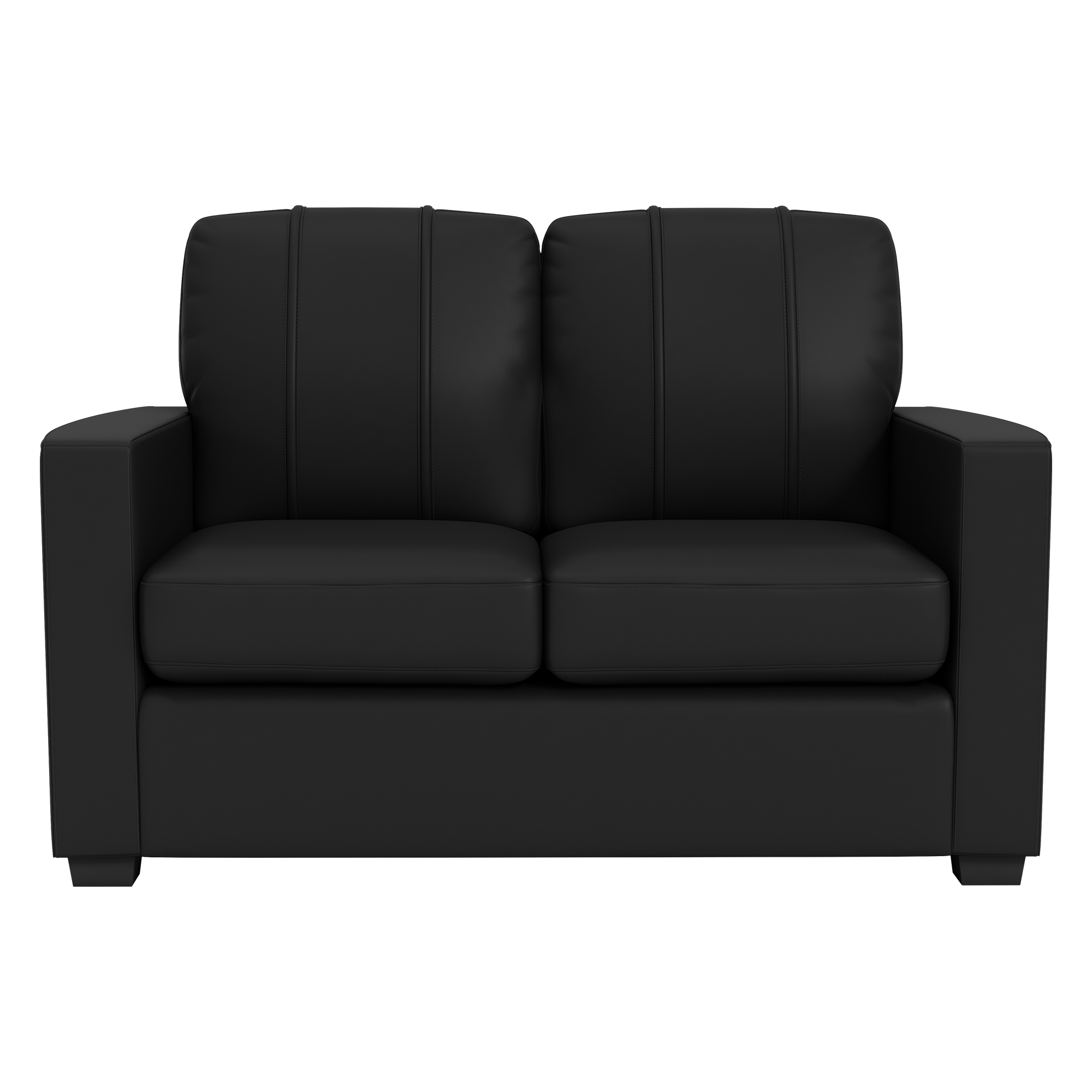 Silver Loveseat with Miami Hurricanes Secondary Logo