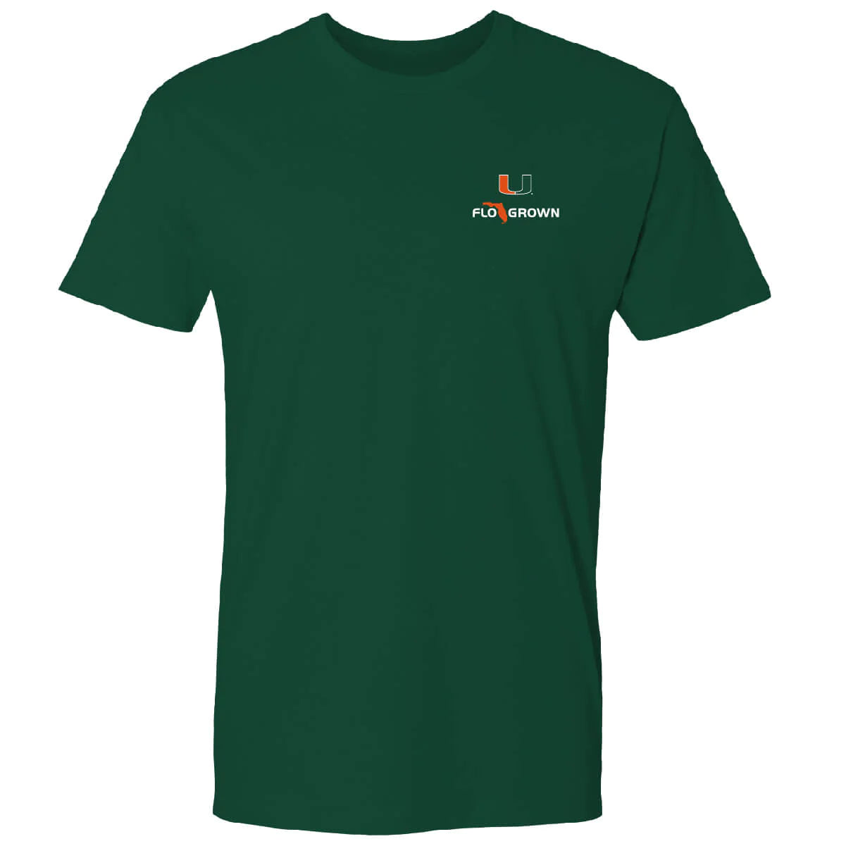 Miami Hurricanes FLOGROWN Washed Flag T-Shirt - Green