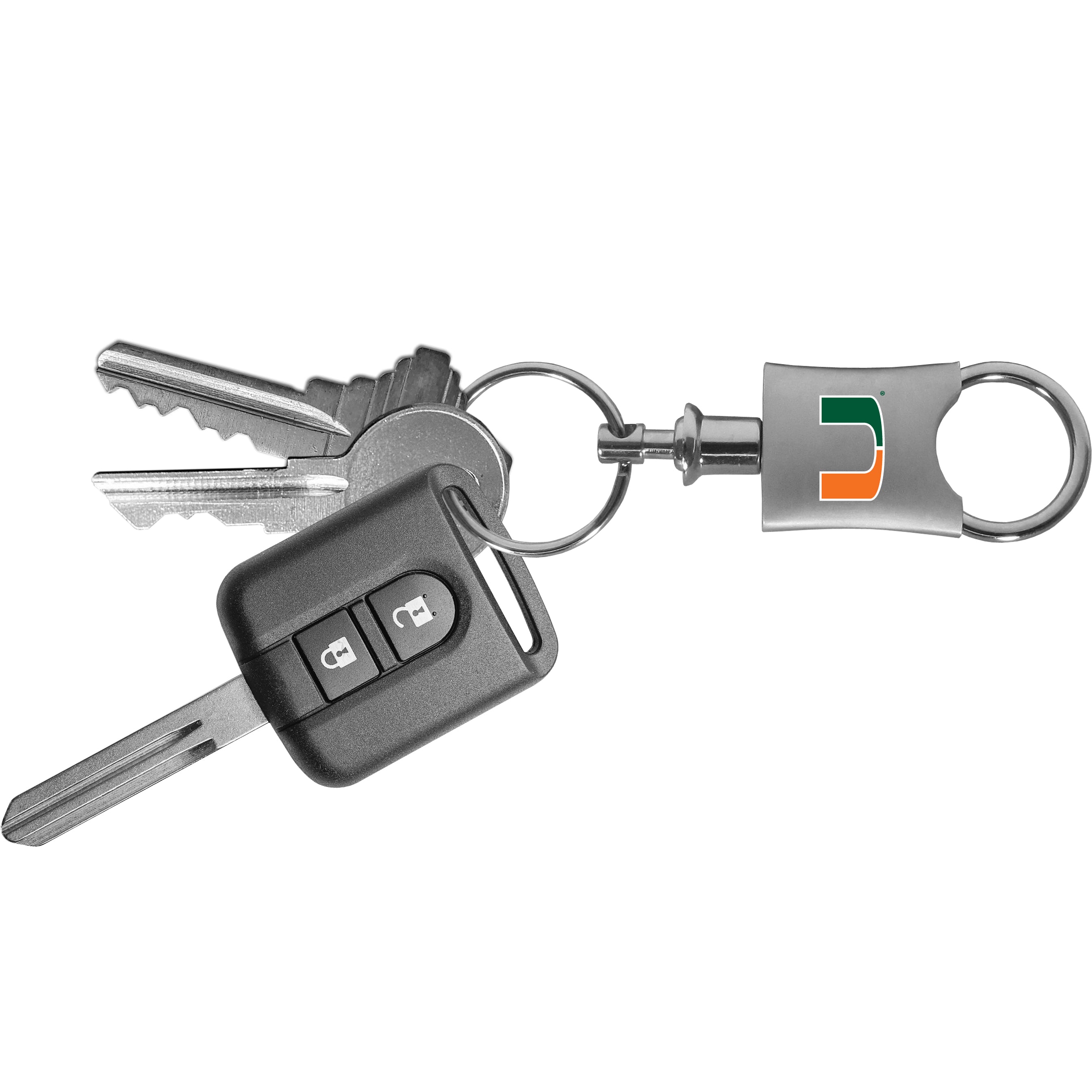 Miami Hurricanes Valet Key Chain
