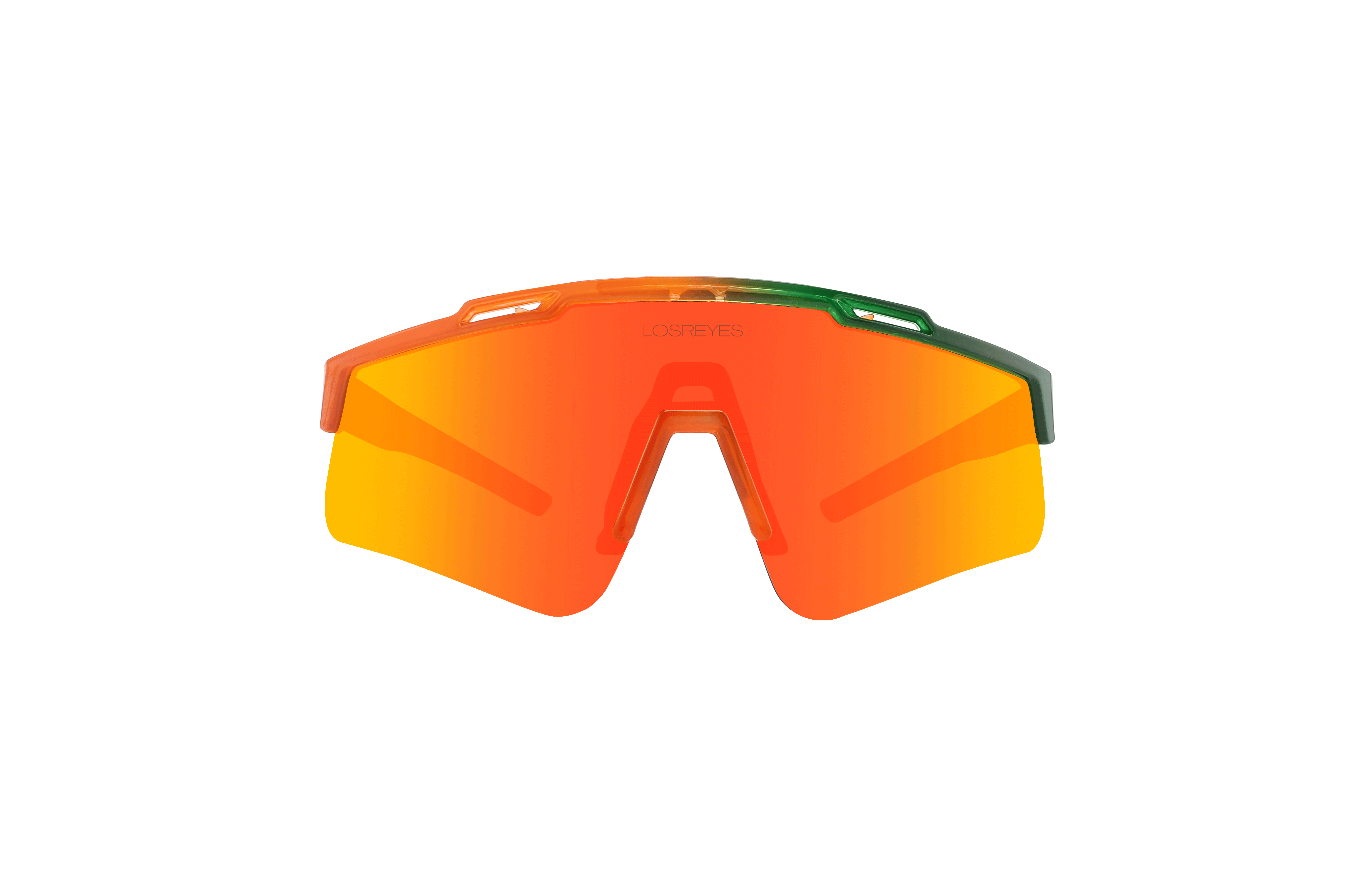 Los Reyes Miami Prime "Green/Orange" Sunglasses