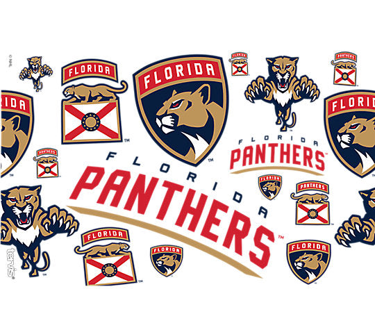 Florida Panthers Tervis All Over Logos Traditional Cup w/ Lid - 16 oz