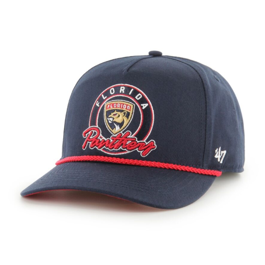 Florida Panthers 47 Brand Navy Ring Tone Rope Hitch Adjustable Hat - Navy
