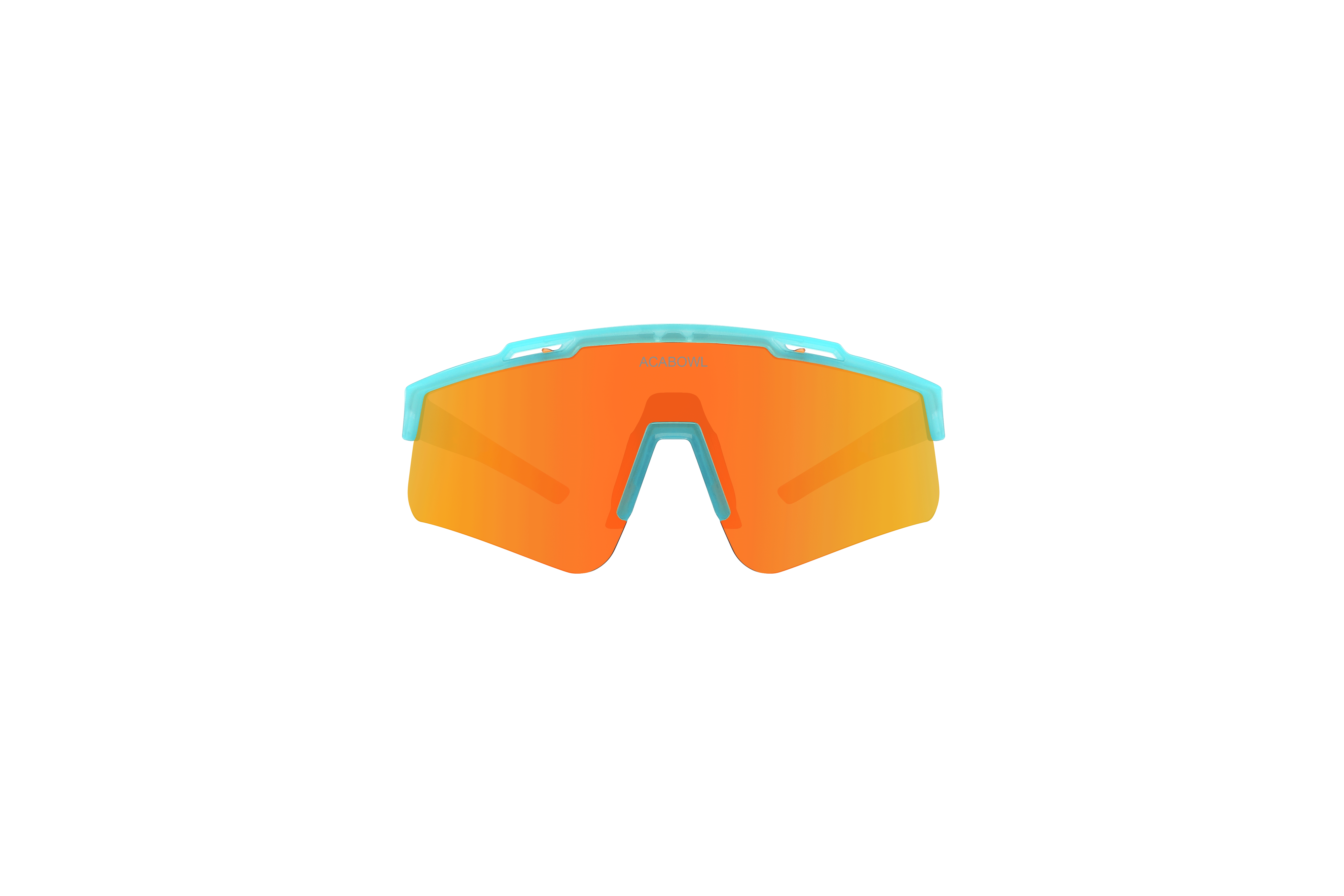 Los Reyes Miami Prime "Aqua/Orange" Sunglasses