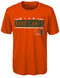 Miami Hurricanes Youth Dri-Tek Block Script T-Shirt - Orange