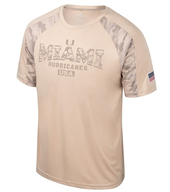 Miami Hurricanes Colosseum OHT Clay T-Shirt - Clay