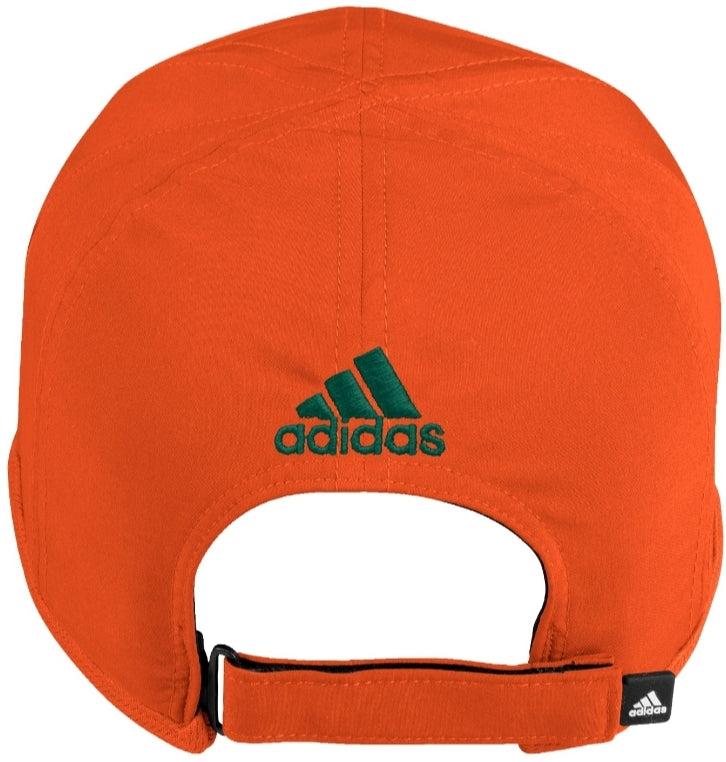 Miami Hurricanes adidas Superlite Adjustable Hat - Orange