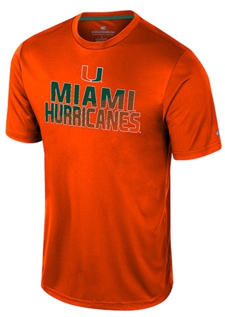 Miami Hurricanes Colosseum Two Pills T-Shirt - Orange